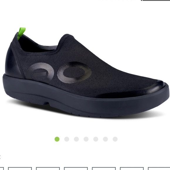 OOFOS Oomg Eezee Low Shor Black Mens 9 - Picture 1 of 9